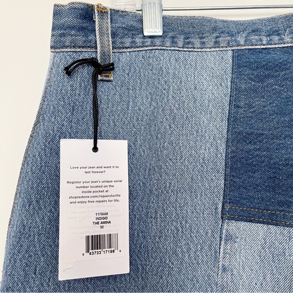 Re/Done Levi’s The Amina Jean in Indigo - Picture 8 of 8